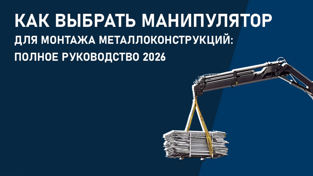 Как выбрать манипулятор для монтажа металлоконструкций: полное руководство 2026