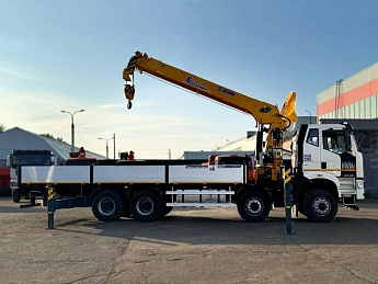 Бортовой FAW CA3310 с КМУ XCMG SQS 350-5_3